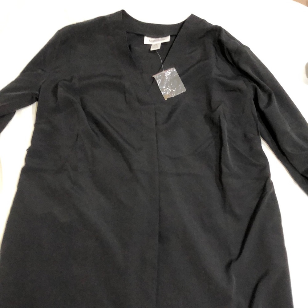 Motherhood Black Blouse